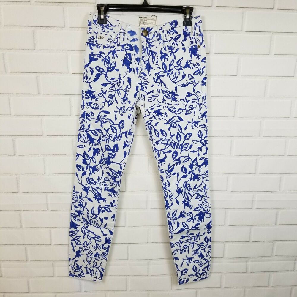 NEW DVF loves Current Elliot Classic Skinny Floral